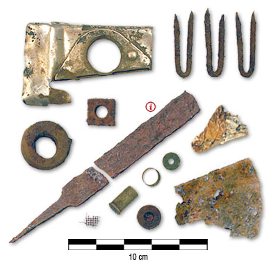 Photograph of metals from Basin Depot 1999-2000