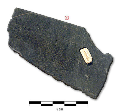 Photograph of slate from Basin Depot 1999-2000