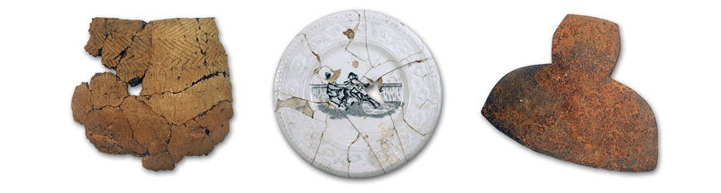 Photo : vessel, plate, axe