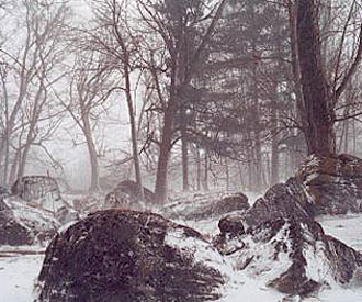Photograph of winter landscape
